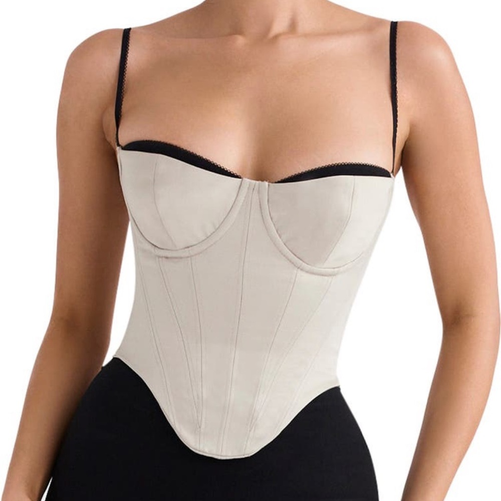 House of CB Luette Satin Corset Top